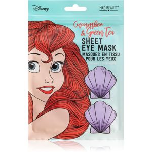 Mad Beauty Disney Princess Ariel upokojujúca maska na oči 3x2 ks