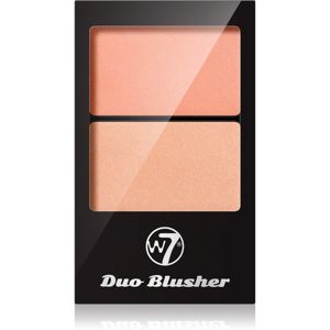 W7 Cosmetics Duo Blusher lícenka so štetčekom odtieň 01 7 g