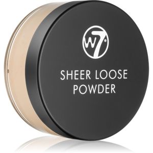 W7 Cosmetics Sheer Loose zmatňujúci sypký púder odtieň Natural Beige 16 g