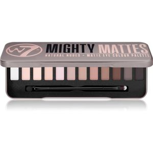 W7 Cosmetics Mighty Mattes paletka očných tieňov s matným efektom 15.6 g