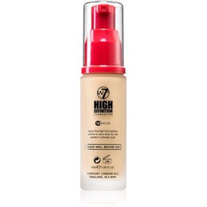 W7 Cosmetics HD hydratačný krémový make-up odtieň Ivory 30 ml
