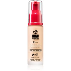 W7 Cosmetics HD hydratačný krémový make-up odtieň Buttercream 30 ml