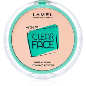 LAMEL OhMy Clear Face kompaktný púder s antibakteriálnou prísadou odtieň 403 Rosy beige 6 g