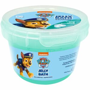 Nickelodeon Paw Patrol Jelly Bath prípravok do kúpeľa pre deti Bubble Gum - Chase 100 g