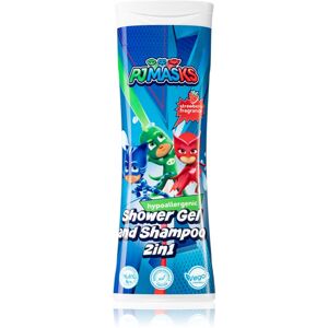Air Val PJ Masks Shower gel & Shampoo šampón a sprchový gél 2 v 1 pre deti 300 ml
