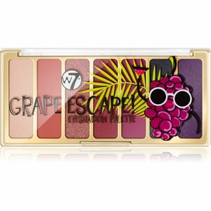 W7 Cosmetics Grape Escape! paletka púdrových očných tieňov 15,4 g
