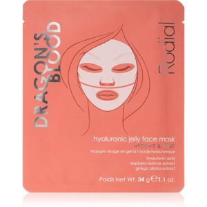 Rodial Dragon's Blood Hyaluronic Jelly Face Mask intenzívna hydrogélová maska s kyselinou hyalurónovou 34 g