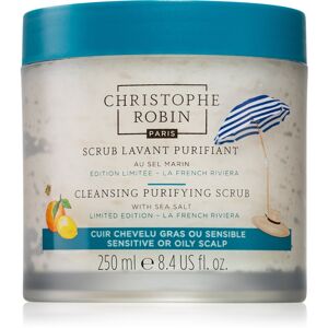 Christophe Robin Cleansing Purifying Scrub with Sea Salt La French Riviera čistiaci šampón s peelingovým efektom limitovaná edícia 250 ml