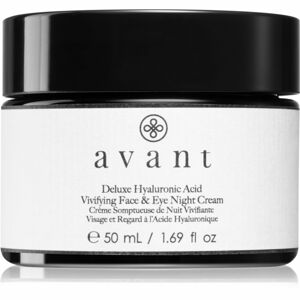 Avant Age Nutri-Revive Deluxe Hyaluronic Acid Vivifying Face & Eye Night Cream hydratačný nočný krém proti vráskam na tvár a oči 50 ml