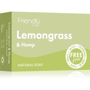 Friendly Soap Natural Soap Lemongrass & Hemp prírodné mydlo 95 g