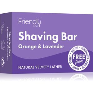 Friendly Soap Shaving Bar Orange & Lavender prírodné mydlo na holenie 95 g