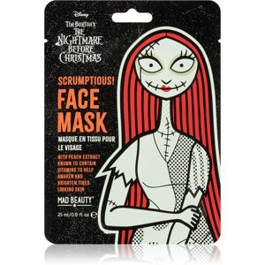 Mad Beauty Nightmare Before Christmas Sally rozjasňujúca plátienková maska 25 ml