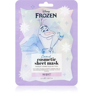 Mad Beauty Frozen Olaf plátenná maska s rozjasňujúcim a hydratačným účinkom 25 ml
