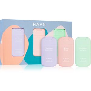 HAAN Gift Sets Great Aquamarine čistiaci sprej na ruky darčeková sada 3 ks