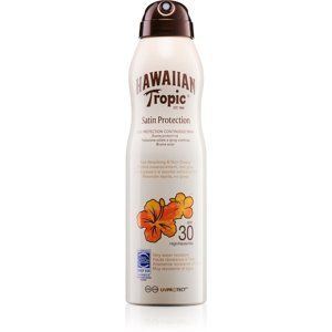 Hawaiian Tropic Satin Protection opaľovací sprej na telo a tvár SPF 30 220 ml