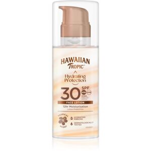 Hawaiian Tropic Hydrating Protection Face Lotion opaľovací krém na tvár SPF 30 50 ml