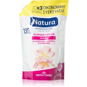 PAPOUTSANIS Natura Almond Cream tekuté mydlo na ruky 750 ml