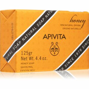 Apivita Natural Soap Honey čistiace tuhé mydlo 125 g