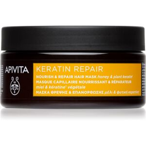 Apivita Keratin Repair obnovujúca maska pre poškodené vlasy s keratínom 200 ml