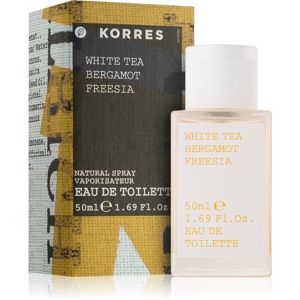 Korres White Tea, Bergamot & Freesia toaletná voda pre ženy 50 ml