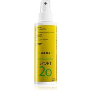 Korres Citrus Sport olej v spreji na opaľovanie SPF 20 200 ml