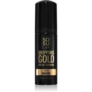 SOSU by Suzanne Jackson Dripping Gold Luxury Mousse Dark samoopaľovacia pena pre zvýraznenie opálenia 150 ml
