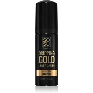 SOSU by Suzanne Jackson Dripping Gold Luxury Mousse Ultra Dark samoopaľovacia pena pre intenzívne opálenie 150 ml