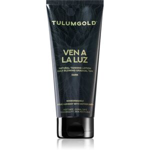 Tulumgold Ven a la Luz Natural Tanning Lotion Dark opaľovací krém do solária 200 ml