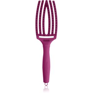 Olivia Garden Fingerbrush ThinkPink plochá kefa Bright Pink 1 ks