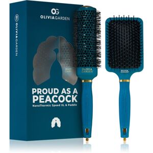 Olivia Garden NanoThermic Peacock Set darčeková sada (pre tepelnú úpravu vlasov)