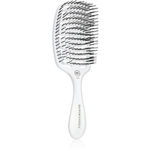 Olivia Garden ESSENTIAL CARE FLEX Medium Hair Bristles kefa na vlasy Ice White 1 ks