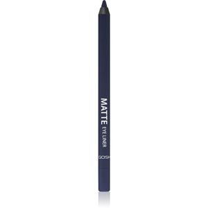 Gosh Matte ceruzka na oči s matným efektom odtieň 009 Midnight Blue 1.2 g