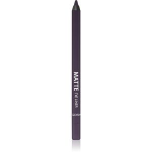 Gosh Matte ceruzka na oči s matným efektom odtieň 010 Black Violet 1.2 g