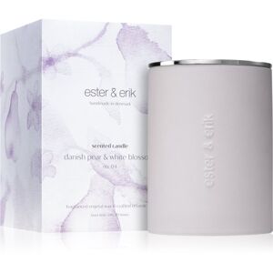 ester & erik scented candle danish pear & white blossom (no. 04) vonná sviečka 350 g
