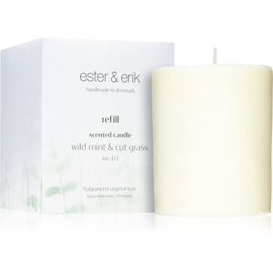 ester & erik scented candle wild mint & cut grass (no. 03) vonná sviečka náhradná náplň 350 g