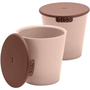 BIBS Cup Set hrnček s viečkom Blush 2 ks