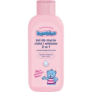 Bambino Baby Body & Hair šampón a umývací gél 2 v 1 pre deti od narodenia 400 ml