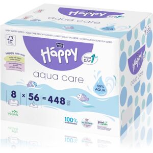 BELLA Baby Happy Aqua care vlhčené čistiace obrúsky pre deti 8x56 ks