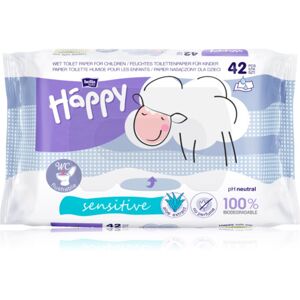 BELLA Baby Happy Sensitive vlhčený toaletný papier pre deti 42 ks