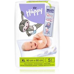 Bella Baby Happy Size XL jednorazové prebaľovacie podložky 90x60 cm 5 ks