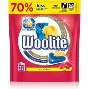 Woolite Mix Colors kapsuly na pranie s keratínom 22 ks