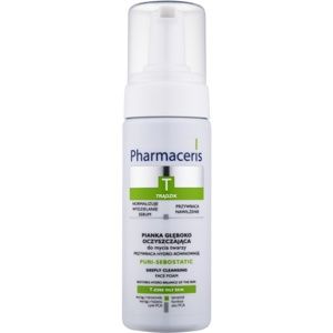 Pharmaceris T-Zone Oily Skin Puri-Sebostatic čistiaca pena pre pleť vysušenú a podráždenú liečbou akné 150 ml