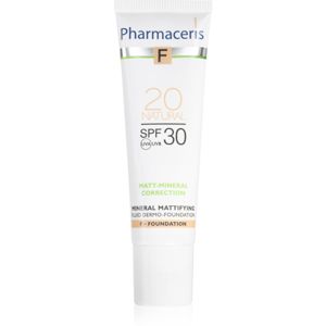 Pharmaceris F-Fluid Foundation zmatňujúci fluidný make-up SPF 30 odtieň 20 Natural 30 ml
