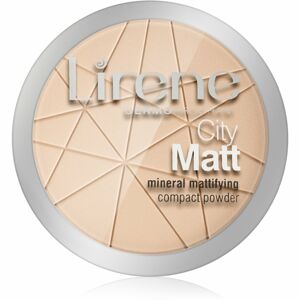Lirene City Matt zmatňujúci púder odtieň 01 Transparent 9 g