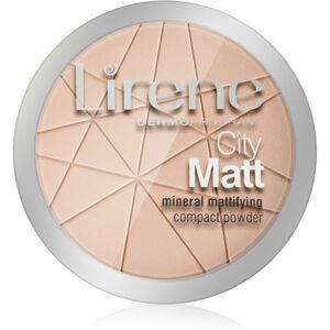 Lirene City Matt zmatňujúci púder odtieň 02 Natural 9 g