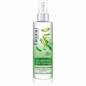 Lirene Cleansing Care Aloe Vera čistiace a odličovacie pleťové tonikum na tvár a dekolt 200 ml