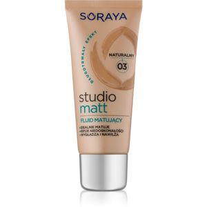 Soraya Studio Matt zmatňujúci make-up s vitamínom E odtieň 03 Natural 30 ml