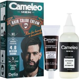 Delia Cosmetics Cameleo Men farba na vlasy odtieň 4.0 Medium Brown 30 ml