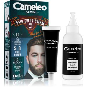 Delia Cosmetics Cameleo Men farba na vlasy odtieň 5.0 Light Brown 30 ml