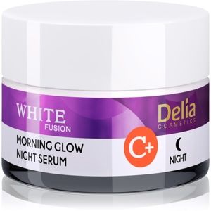 Delia Cosmetics White Fusion C+ rozjasňujúci nočný krém proti vráskam 50 ml